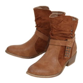 Camel Z1122 Stivali da donna color cammello marrone