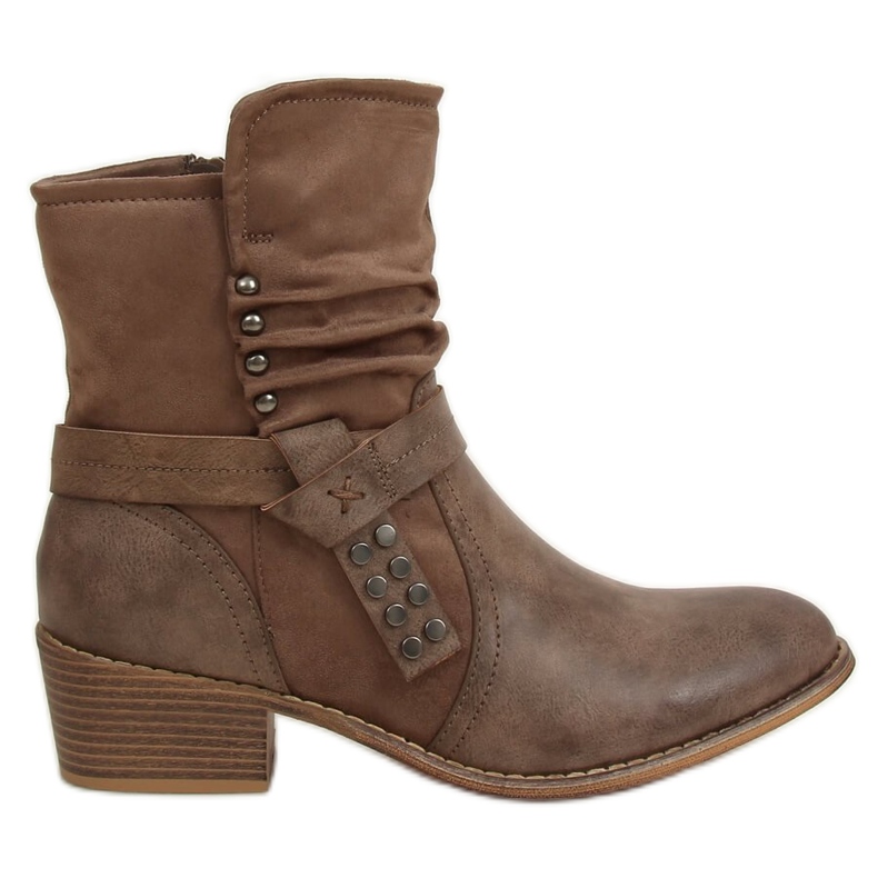 Stivali beige da donna Z1122 Khaki cachi