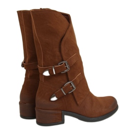 Camel ST-33P Stivali militari cammello marrone