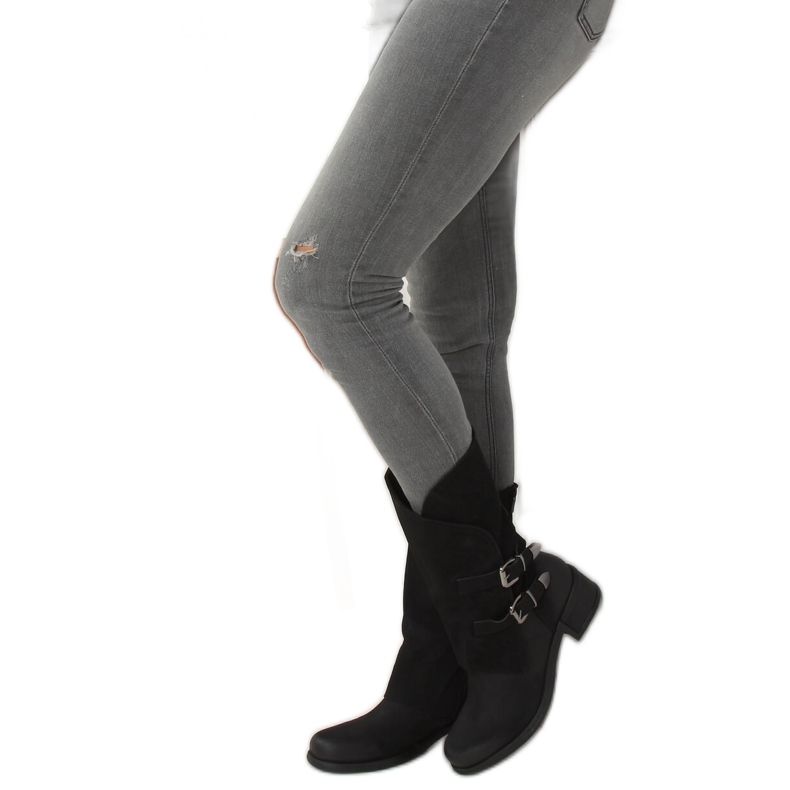 Stivali militari neri ST-33P Black nero