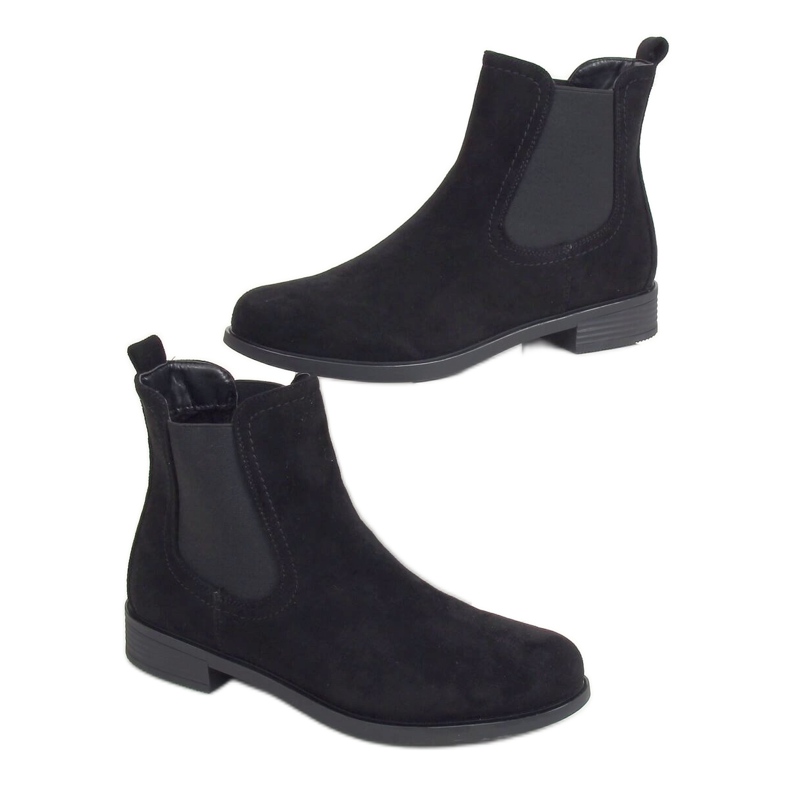 Stivaletti Chelsea neri classici da donna MR-9 Black nero