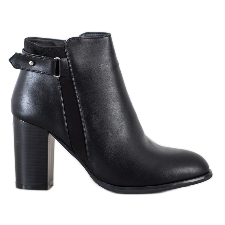 Cm Paris Stivali eleganti in ecopelle nero