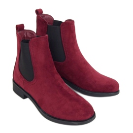 Stivali bordeaux classici da donna MR-9 Wine rosso