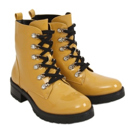 Stivali laccati gialli 7982-PA Giallo