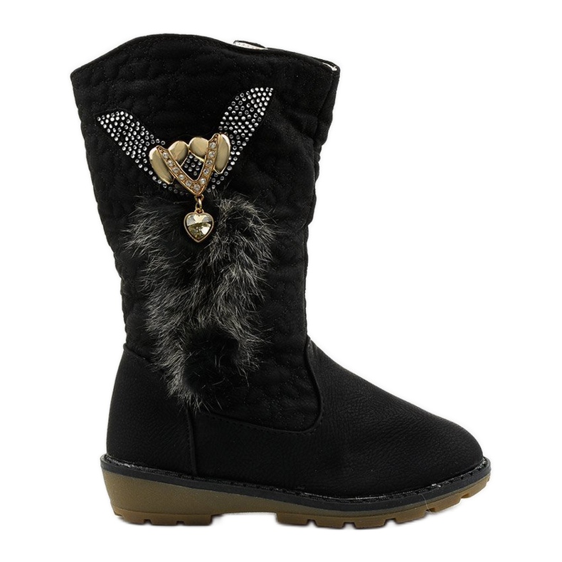 Stivali isolanti per bambini Eilris per ragazze nero