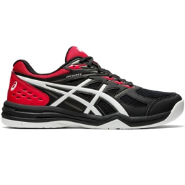 Asics Upcourt 4 nero-rosso 1071A053 002 scarpe pallavolo uomo multicolore