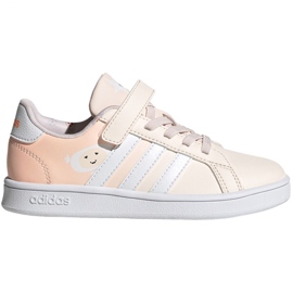 Scarpe Adidas Grand Court C Jr FW4937 écru rosa