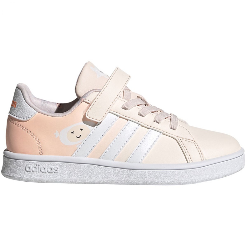 Scarpe Adidas Grand Court C Jr FW4937 écru rosa