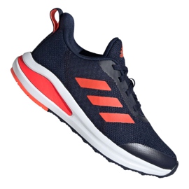 Scarpe da corsa adidas FortaRun Jr FV2601 bianco blu navy arancia