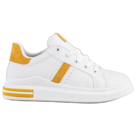 Sweet Shoes Scarpe da ginnastica bianche bianca giallo