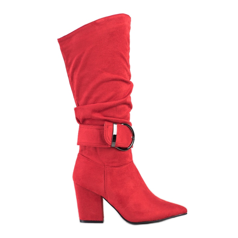Sweet Shoes Stivali Eleganti Con Fibbia rosso