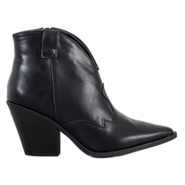Queen Vivi breve cowgirl in spitz nero