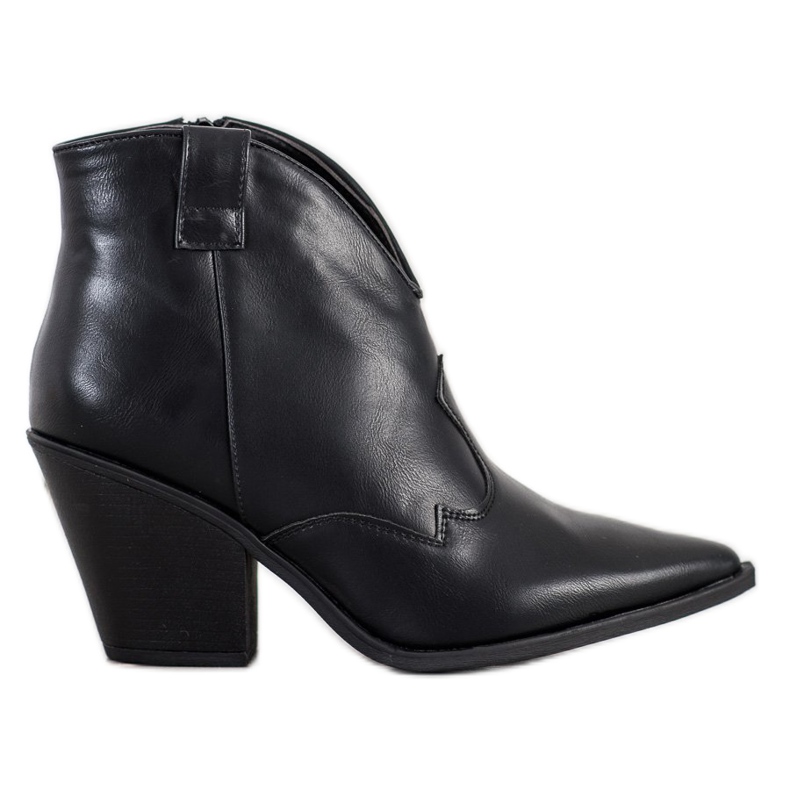 Queen Vivi breve cowgirl in spitz nero