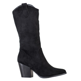 Bestelle Stivali da cowboy alla moda nero