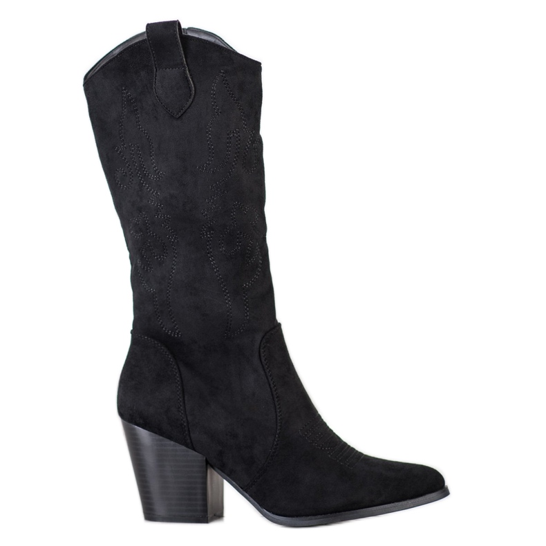 Bestelle Stivali da cowboy alla moda nero
