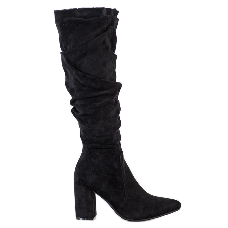 Bestelle Stivali eleganti in pelle scamosciata nero
