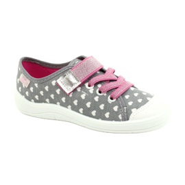 Scarpe per bambini Befado 251X159 bianco rosa argento grigio