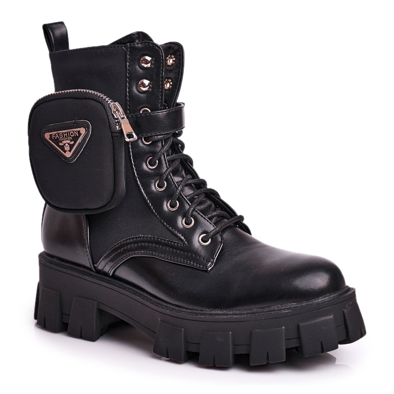 SEA Stivali Da Donna Riscaldati Sulla Piattaforma Con Rene Black Tension nero