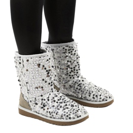 Stivali isolati argento emu Stouteyes