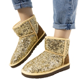Stivali isolanti beige, tipo emu Autumnsnow