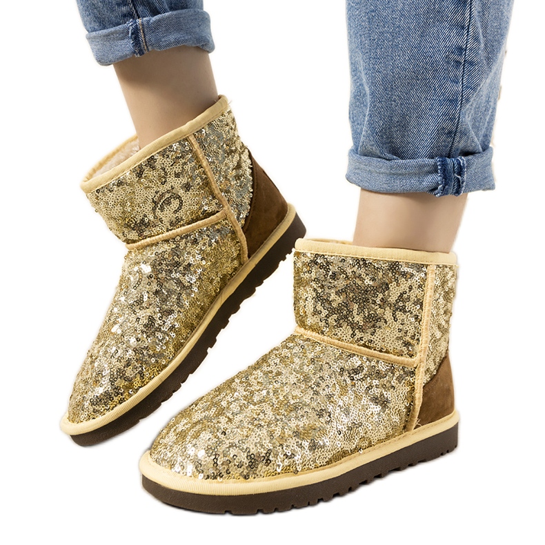 Stivali isolanti beige, tipo emu Autumnsnow
