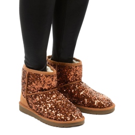 Stivali isolati marroni, emu Autumnsnow marrone