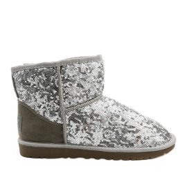 Stivali isolati argento, emu Autumnsnow