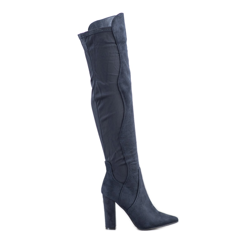 Sweet Shoes Stivali Alti In Spitz blu navy blu