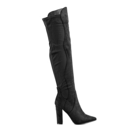 Sweet Shoes Stivali Alti In Spitz nero