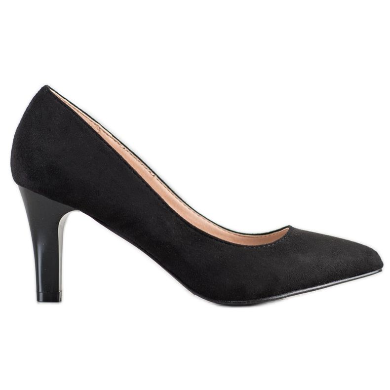 Goodin Décolleté in pelle scamosciata nero