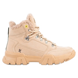 Kylie Cacciatori di pelli di pecora beige