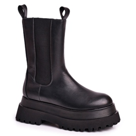 SEA Stivali Donna Massive Platform Nero Beatrice