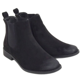 Stivaletti Chelsea neri da donna 8310 Black nero
