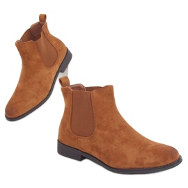 Camel 8310 Stivaletti Chelsea da donna color cammello marrone multicolore