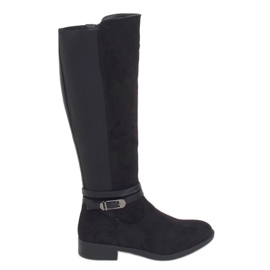 Stivali da donna neri BJ1539-KB Nero