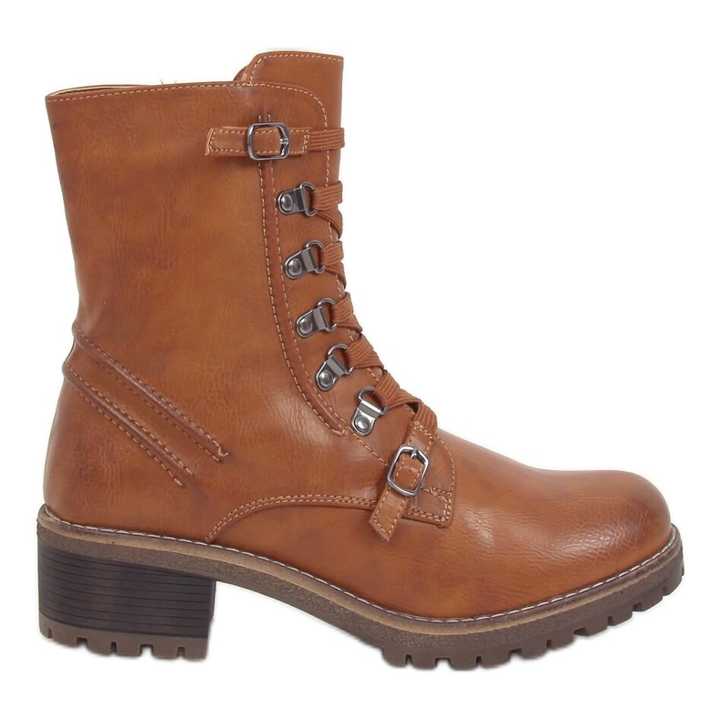 Camel 361 Stivali militari cammello marrone