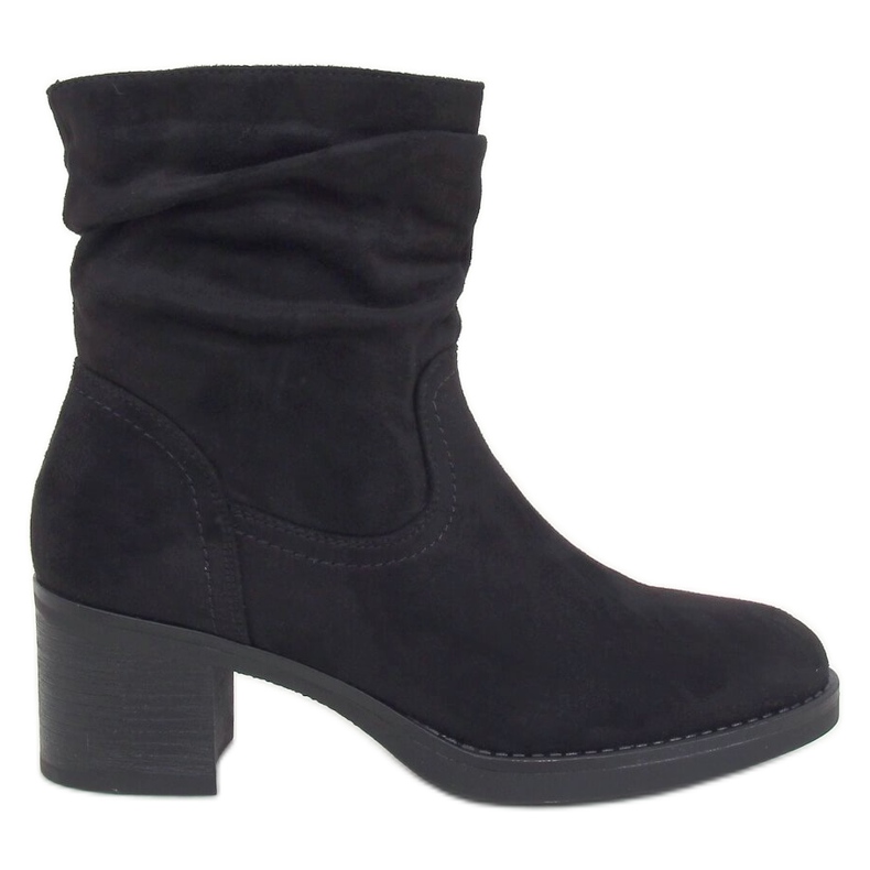 Stivali neri con tacco alto 6341 Nero