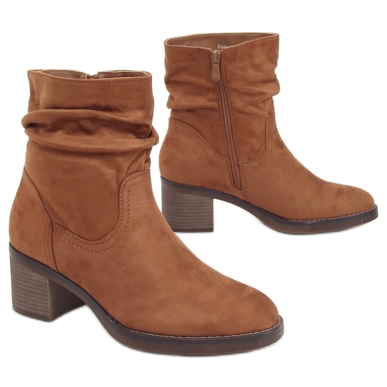 Camel 6341 Stivali con tacco alto cammello marrone