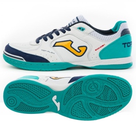 Scarpe da calcio Joma Top Flex 2032 Tf M TOPW.2032.TF blu navy, bianco, verde bianco