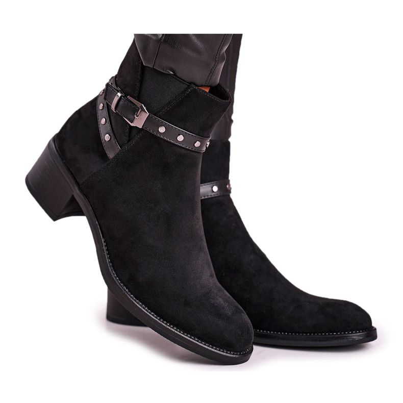 Stivali Donna Sergio Leone Camoscio Nero BT615