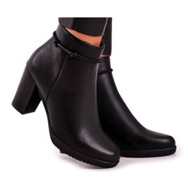 Stivali caldi sul tallone Sergio Leone Black BT306 nero