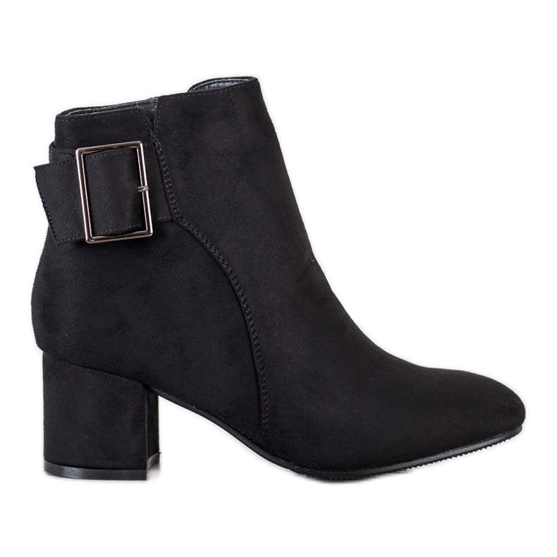 Top Shoes Stivaletti Scamosciati Con Fibbia nero