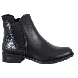 Kayla Stivali casual con stampa serpente nero