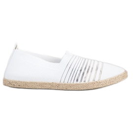 MCKEYLOR Espadrillas Slipony bianca