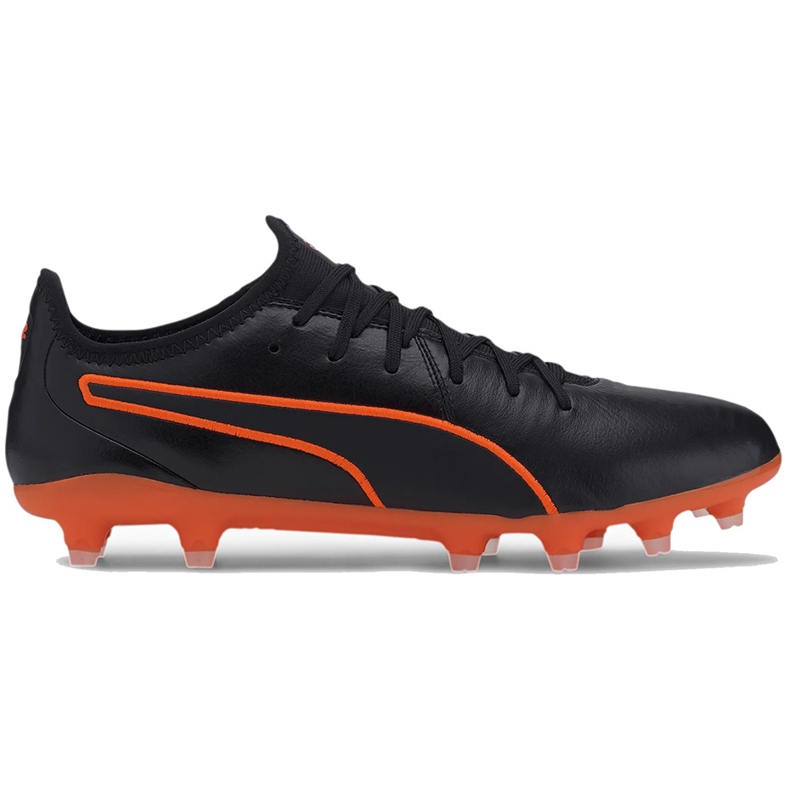 Scarpe da calcio Puma King Pro Fg nero-arancio 105608 06 multicolore