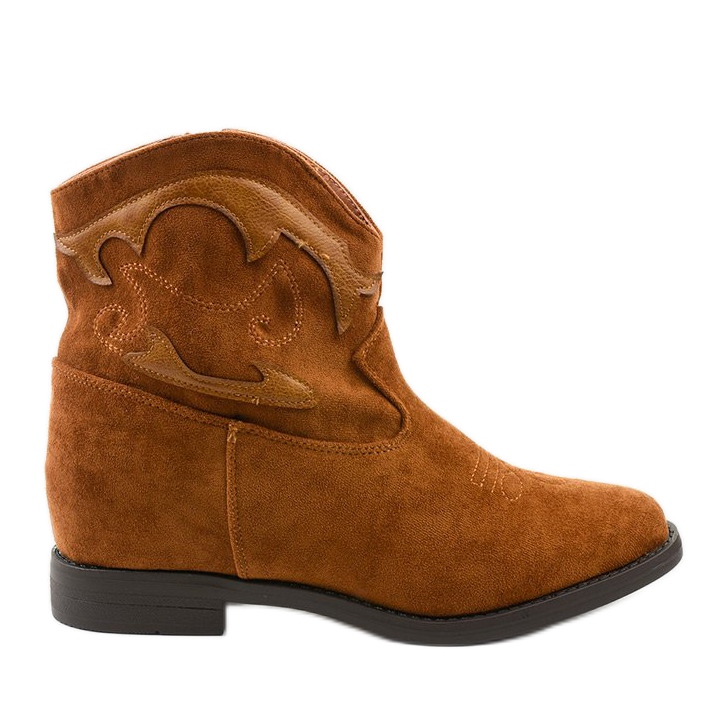 Stivali da cowboy marroni Fourmaney caldi marrone