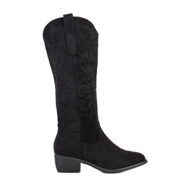 Bestelle Stivali da cowboy casual nero