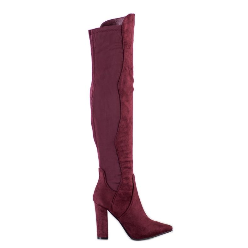 Sweet Shoes Stivali Alti In Spitz rosso