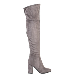 Balada Stivali sopra il ginocchio eleganti beige