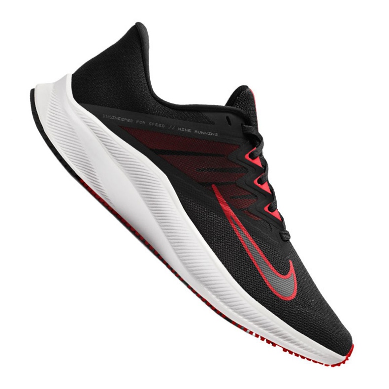 Nike Quest 3 M CD0230-004 scarpe da corsa nero rosso grigio